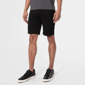 9" Black Comfort Knit Chino Shorts