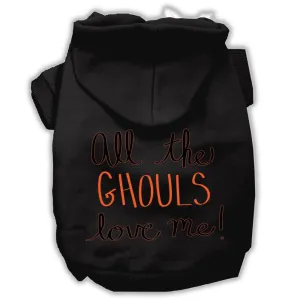 All The Ghouls Screenprint Dog Hoodie Black Xxxl(20)