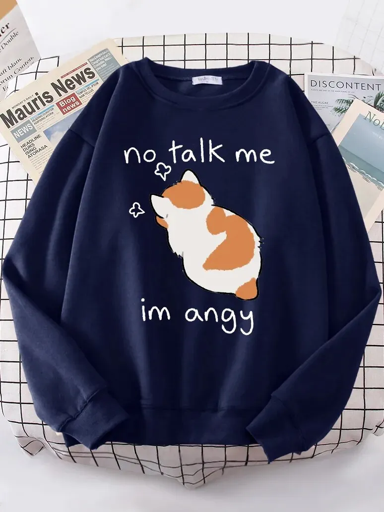 Angy Cat Kawaii Cozy Sweater