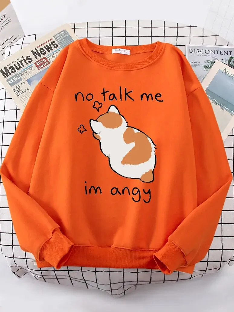 Angy Cat Kawaii Cozy Sweater