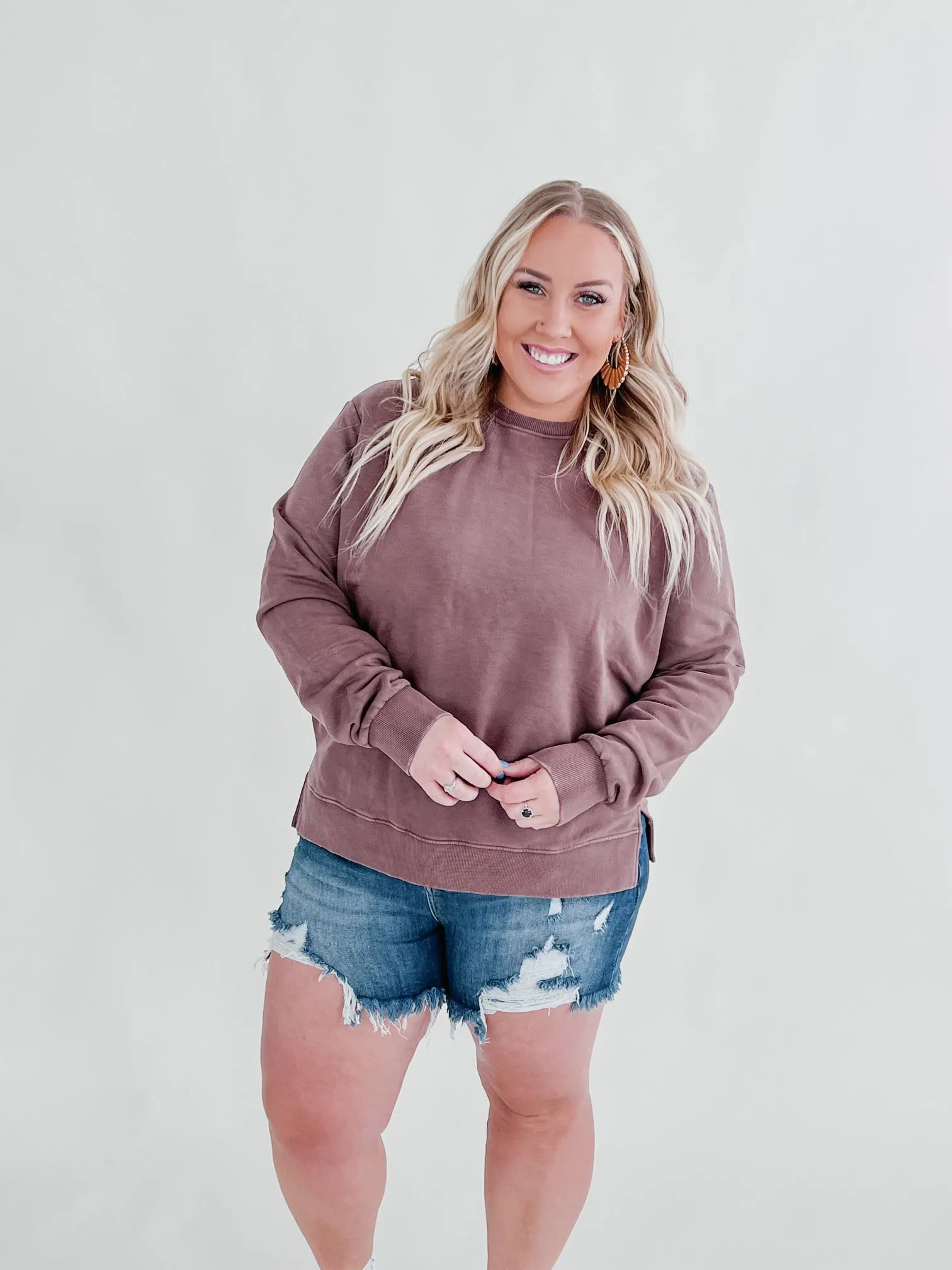 Anytime, Anywhere Oversized Crew by Lily & Lottie