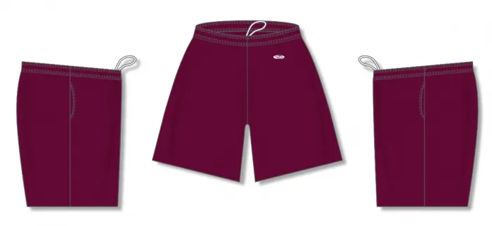 Athletic Knit (AK) SS1700L-009 Ladies Maroon Soccer Shorts