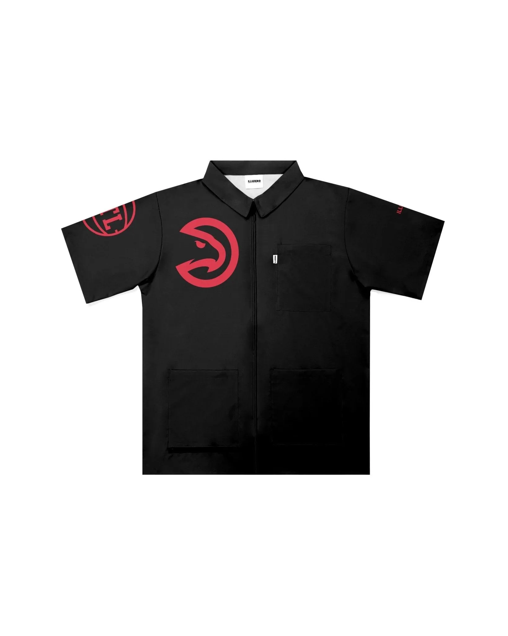 Atlanta Hawks "Big Logo" Traditional Barber Jacket