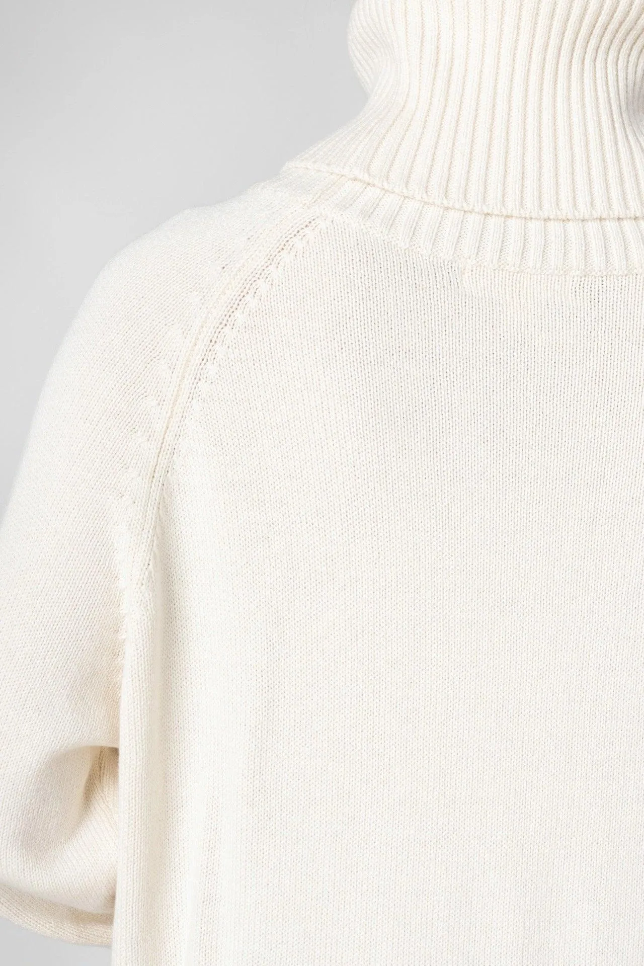 Bamboo Oversized Turtleneck Sweater