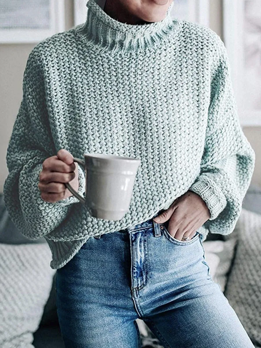 Beachy Turtleneck Sweater