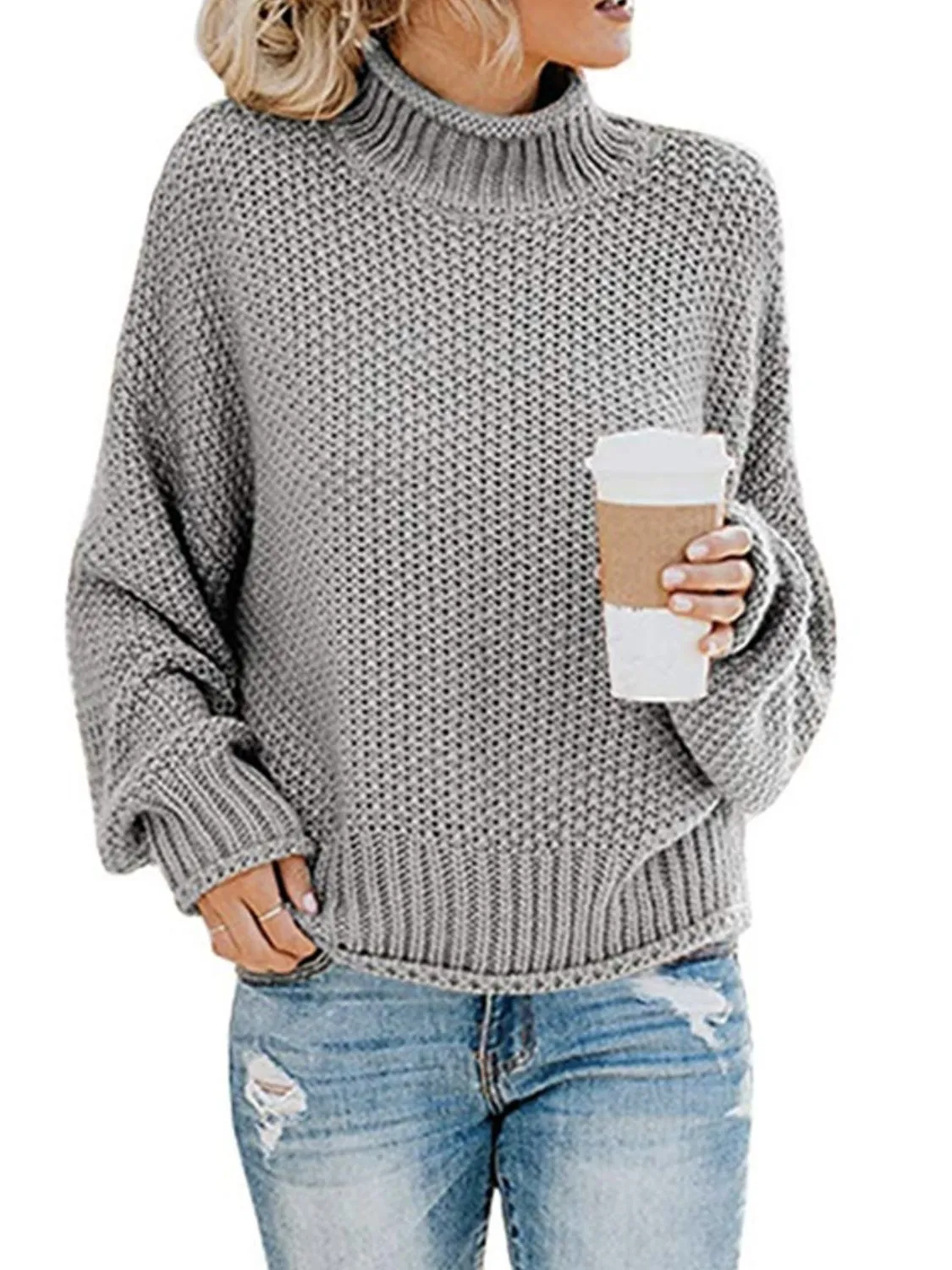 Beachy Turtleneck Sweater