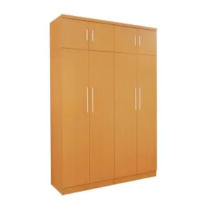 Borese 4 Open Door Wardrobe with Top