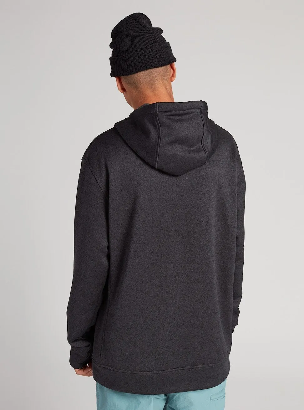 Burton Oak Pull Over Hoodie Mens Black Heather