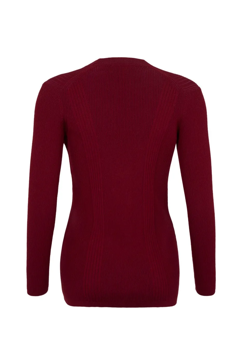 Cardigan - Bordeaux - Femme