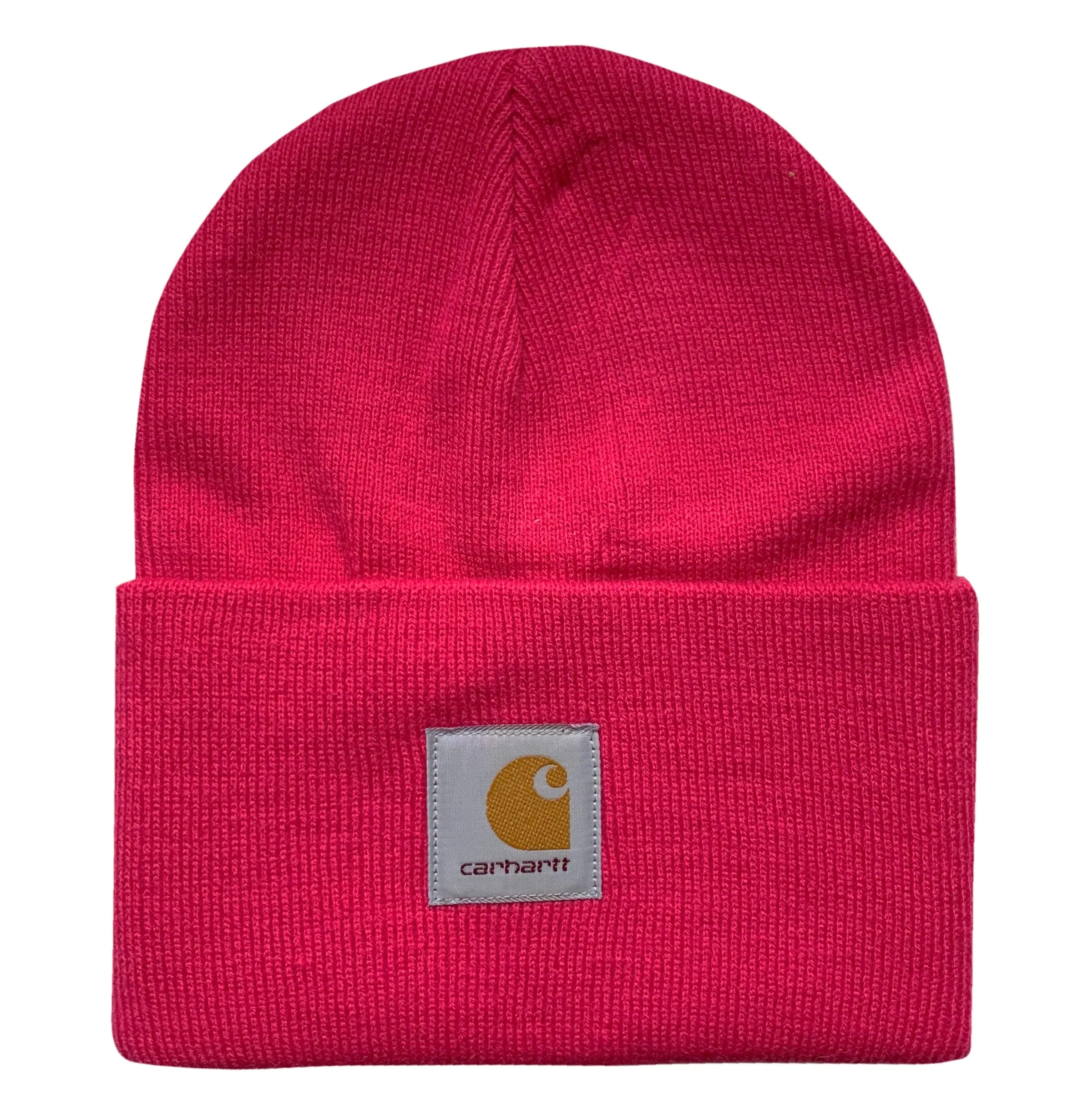 Carhartt WIP Acrylic Watch Hat – Ruby Pink