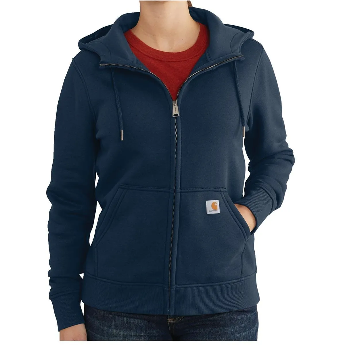 Carhartt Women's Relaxed Fit Midweight Full Zip Hooded Sweatshirt