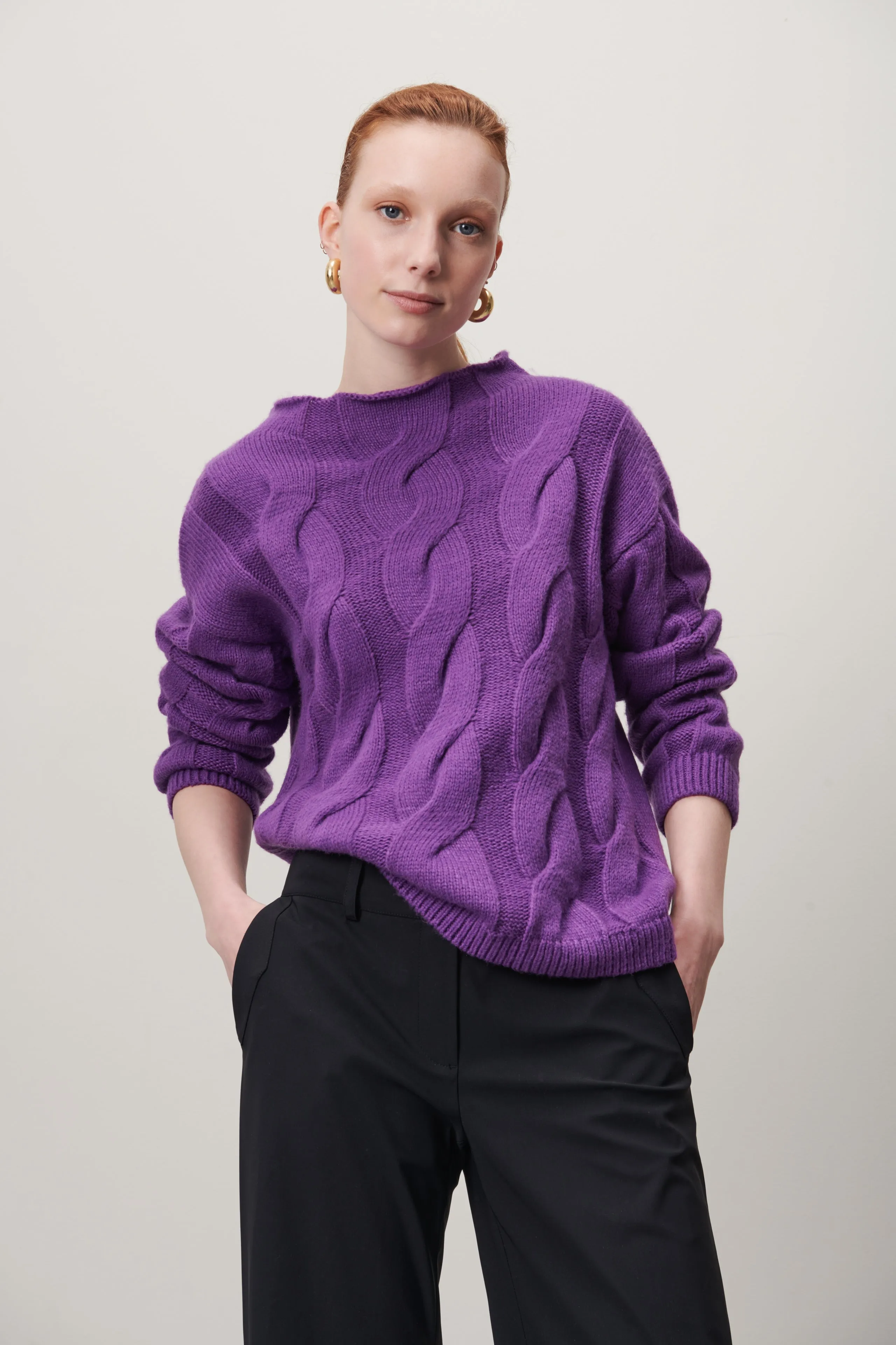 Ciiva Paddington Pullover | Purple