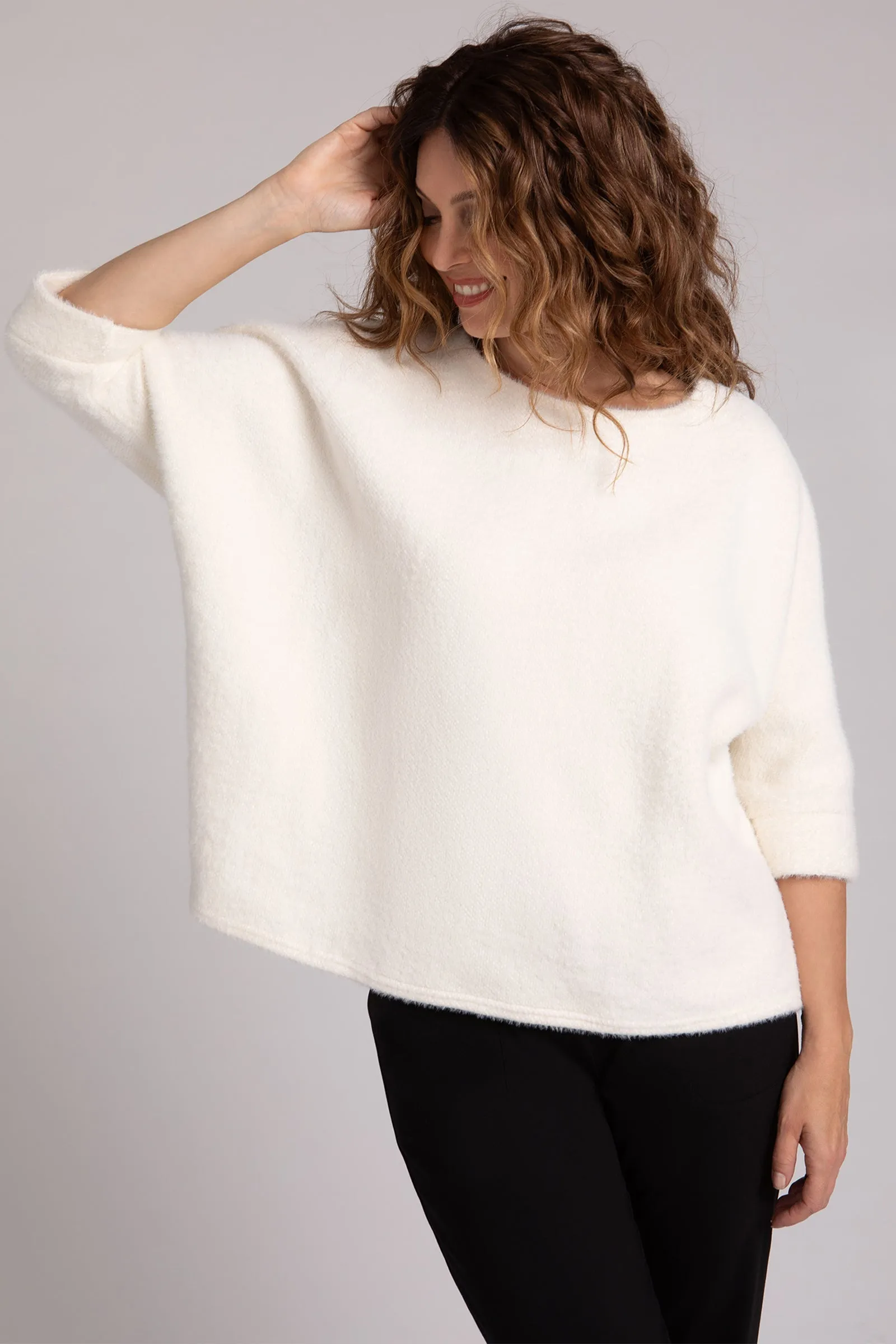 Cozy Nu Clip Top | Ivory