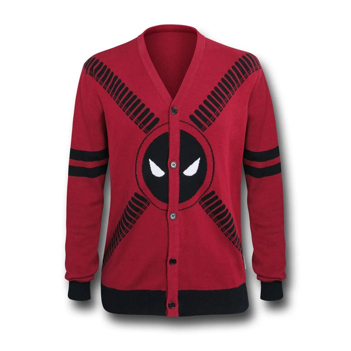 Deadpool Symbol and Straps Men's Cardigan