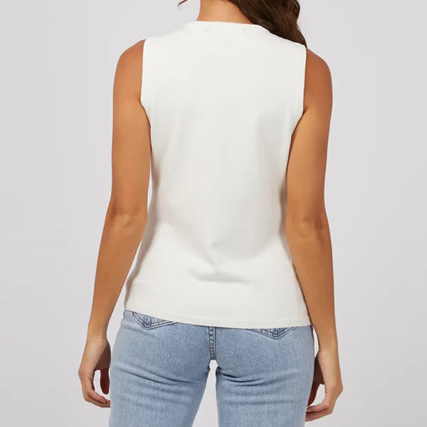 Dustin Vee Top - White