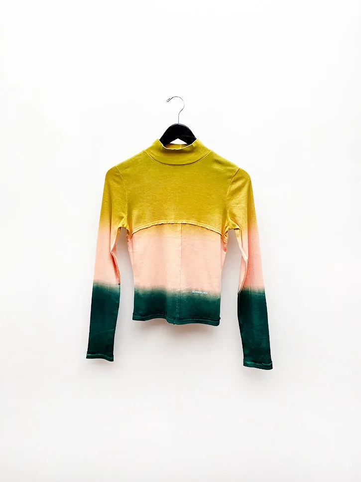 Eckhaus Latta Lapped Baby Turtleneck, Sunset