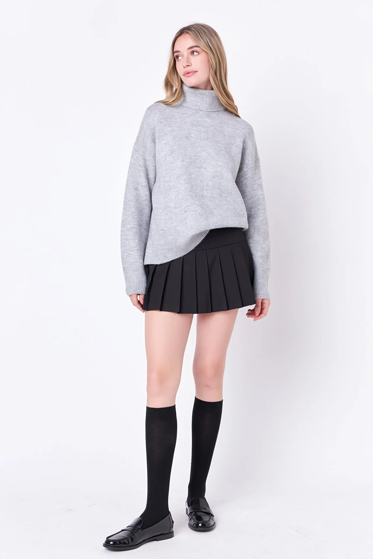 English Factory - Turtleneck Long Sleeve Sweater