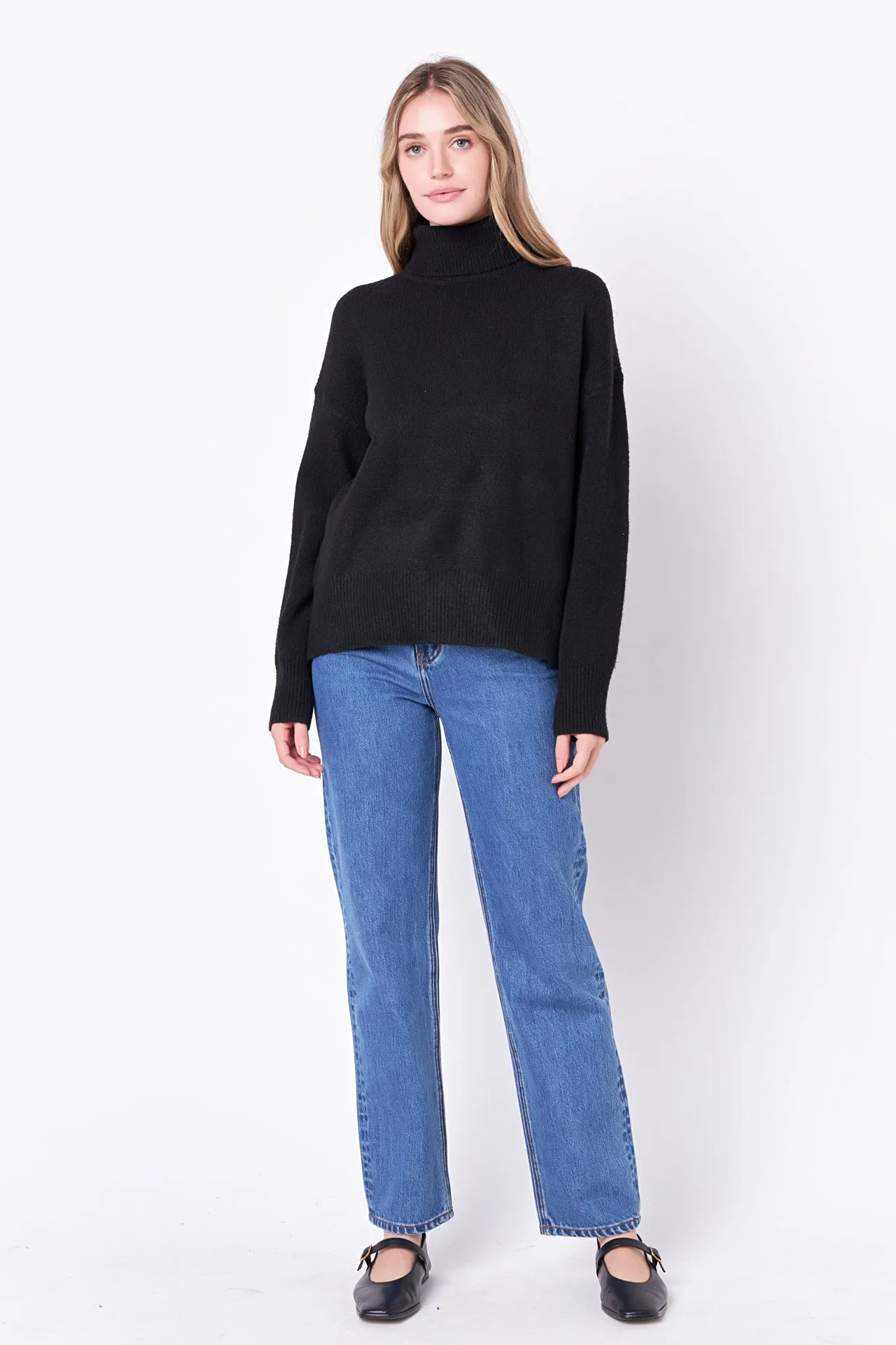 English Factory - Turtleneck Long Sleeve Sweater