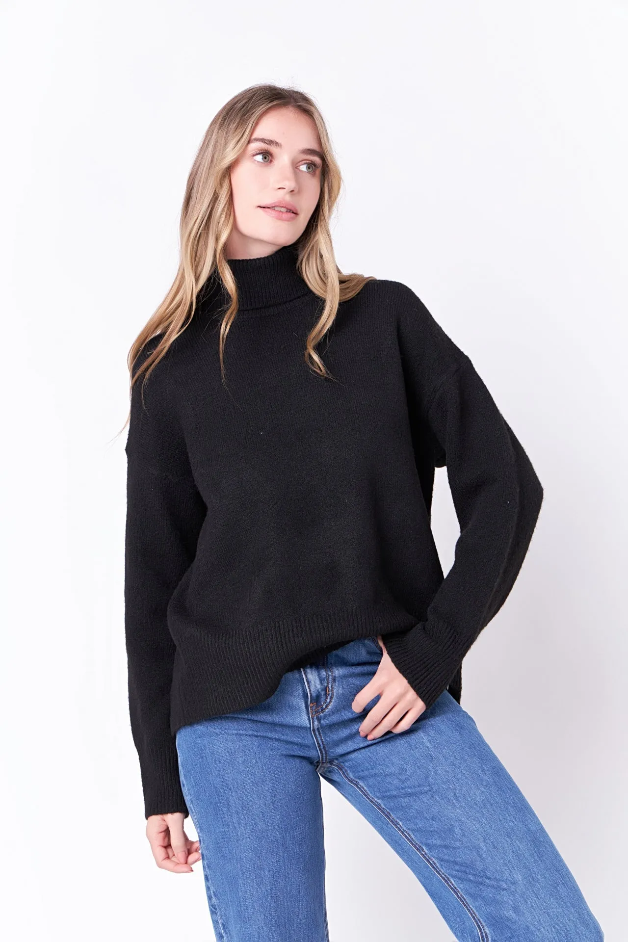 English Factory - Turtleneck Long Sleeve Sweater