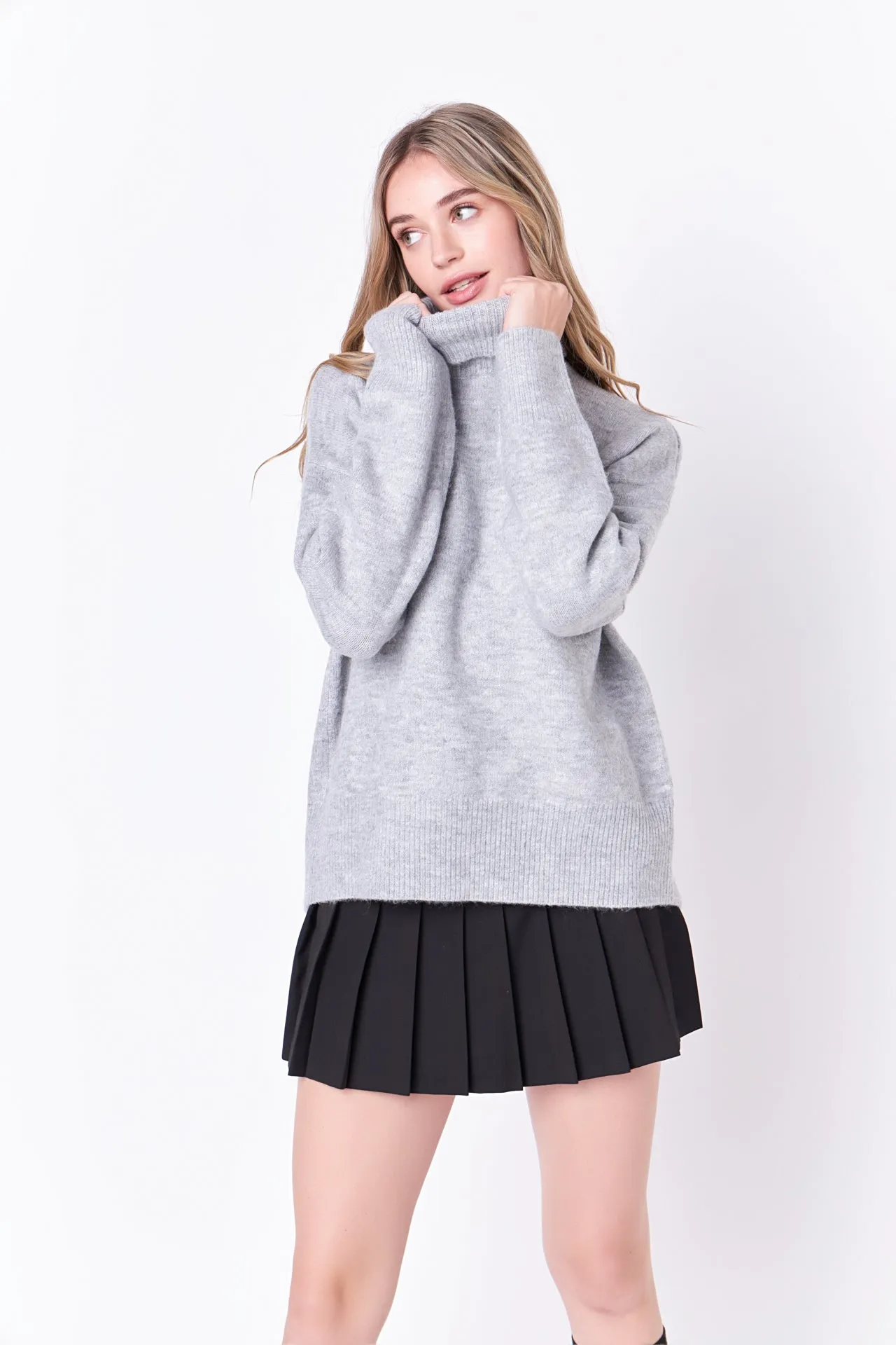 English Factory - Turtleneck Long Sleeve Sweater