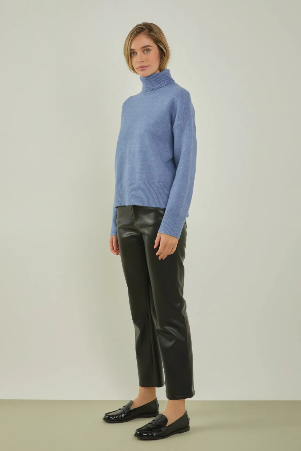 English Factory - Turtleneck Long Sleeve Sweater