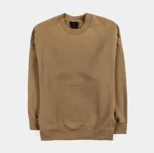 Flight Fleece Womens Crewneck (Brown)