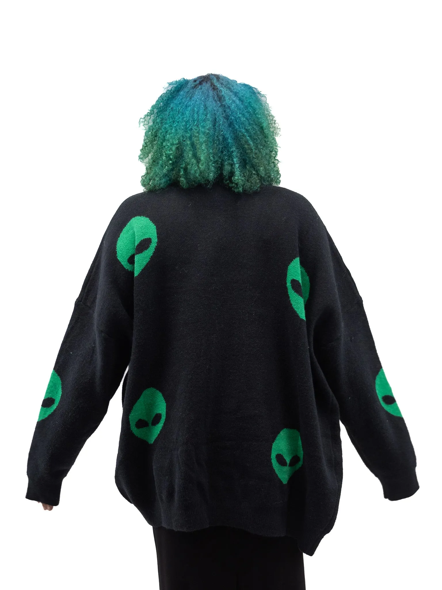 From Beyond Oversized Alien Cardigan