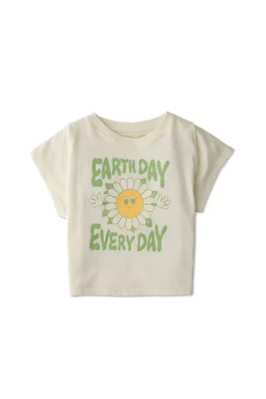 Gingernaps Earth Day Everyday Graphic Muscle  Tee