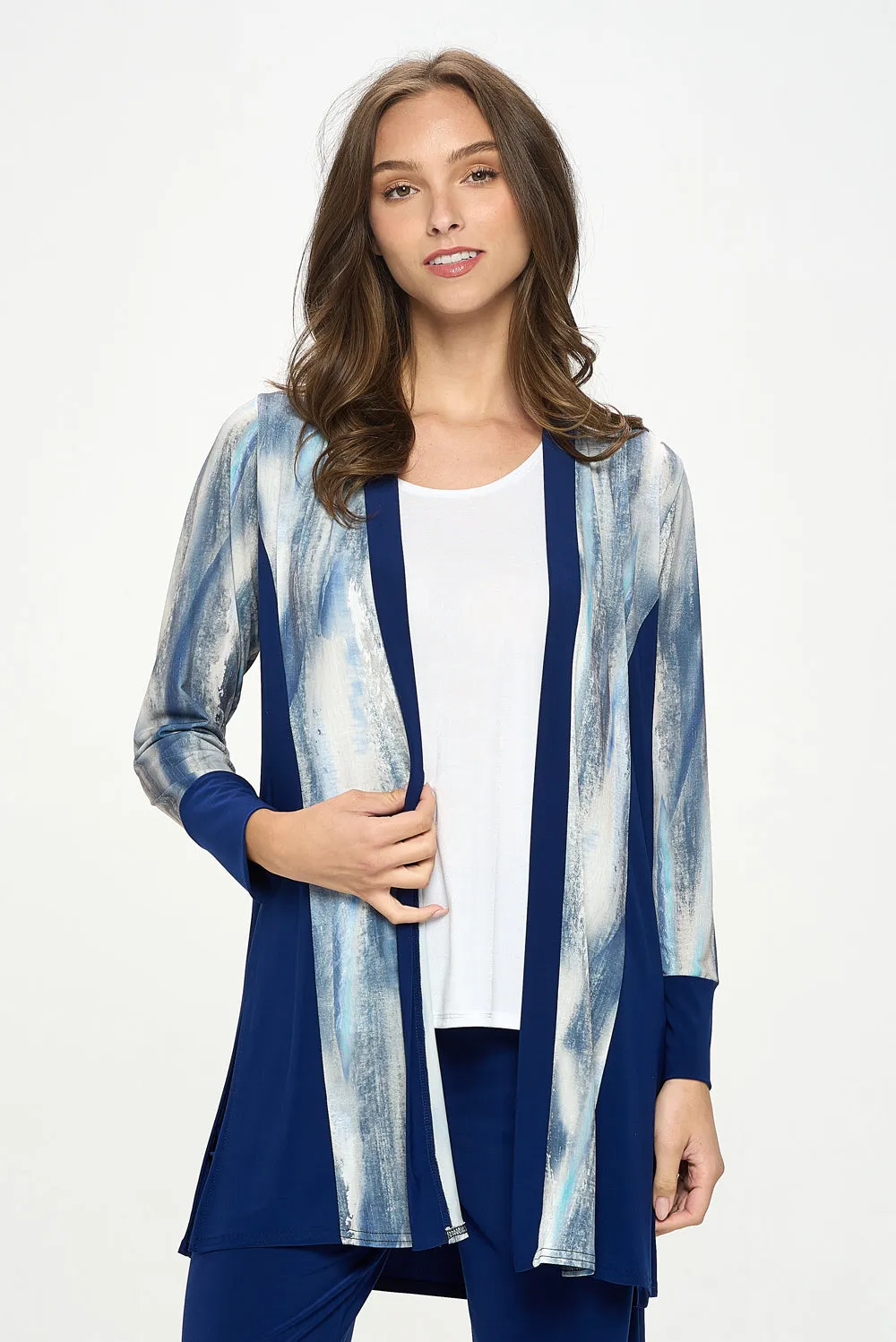 ITY Contrast Cardigan-4087HT-LRP1-C-W413