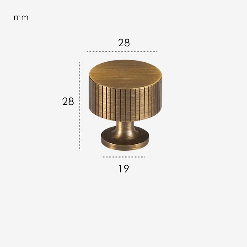 KANA Solid Brass Knobs