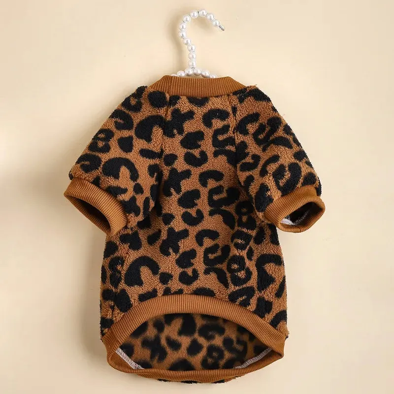 Leopard Printed Winter Sweater