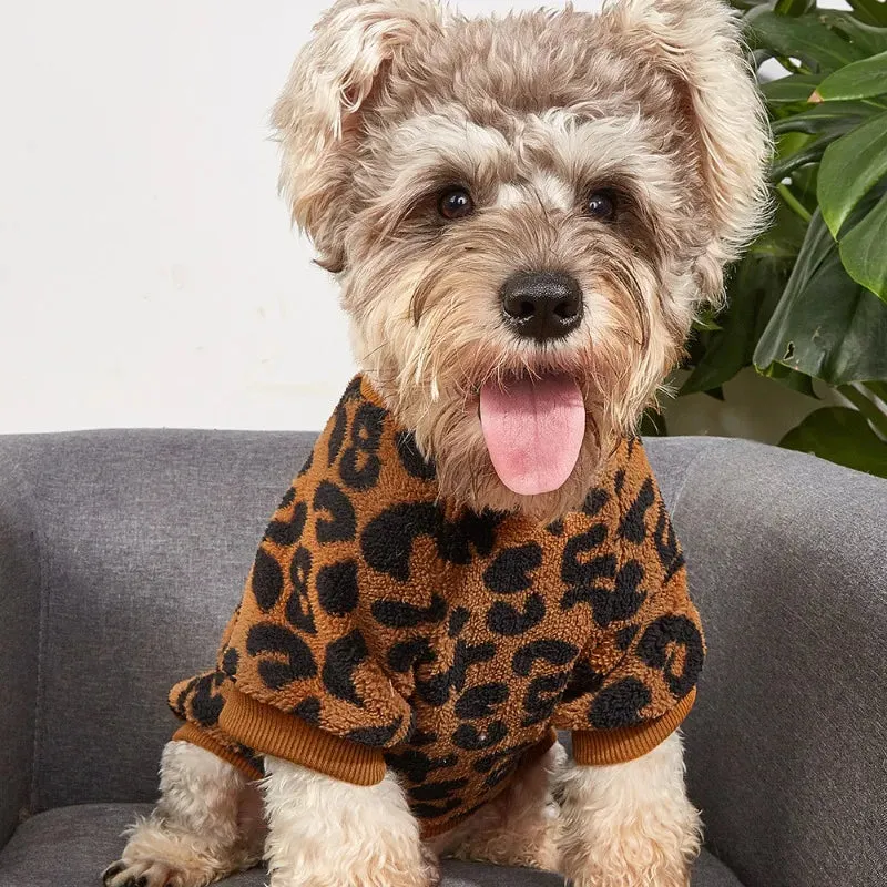 Leopard Printed Winter Sweater