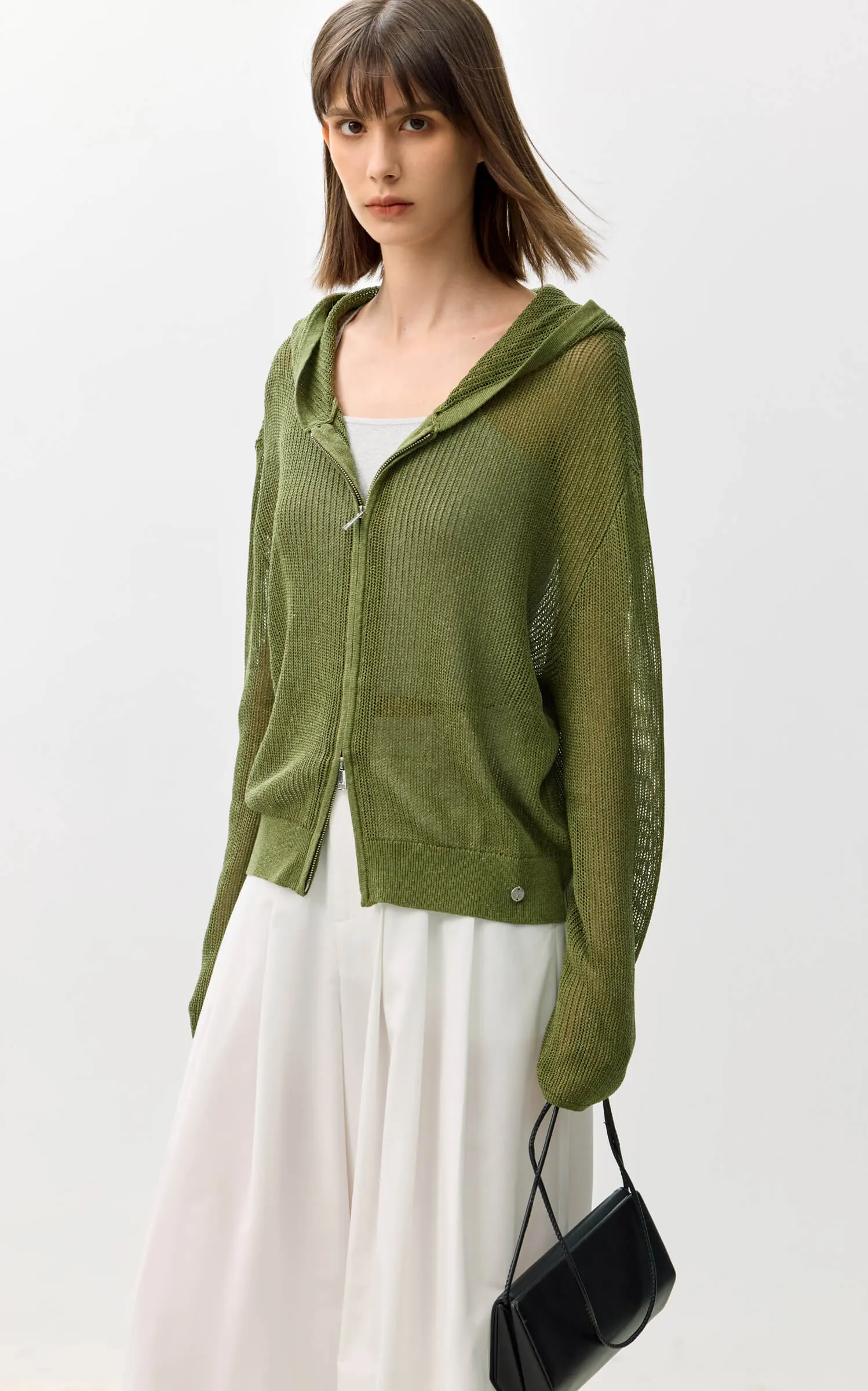 LILY Breathable Hooded Cardigan