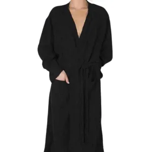 LINEN KIMONO | BLACK