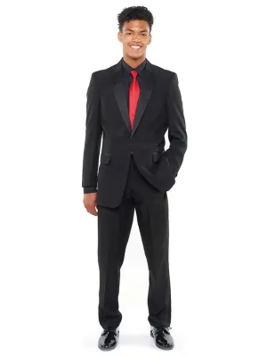 LUCAS (Style #3005) - Black Shirt Tuxedo Package