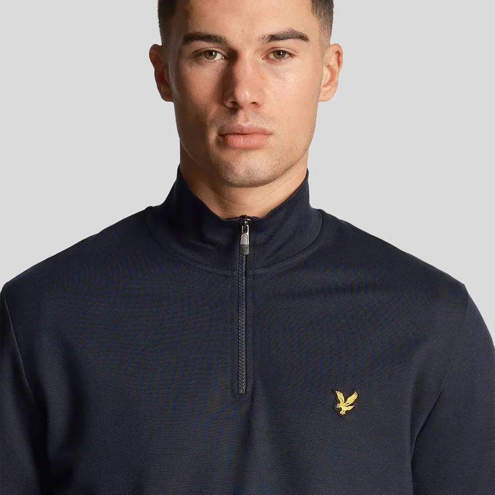 Lyle & Scott Fly Fleece Quarter Zip - Dark Navy