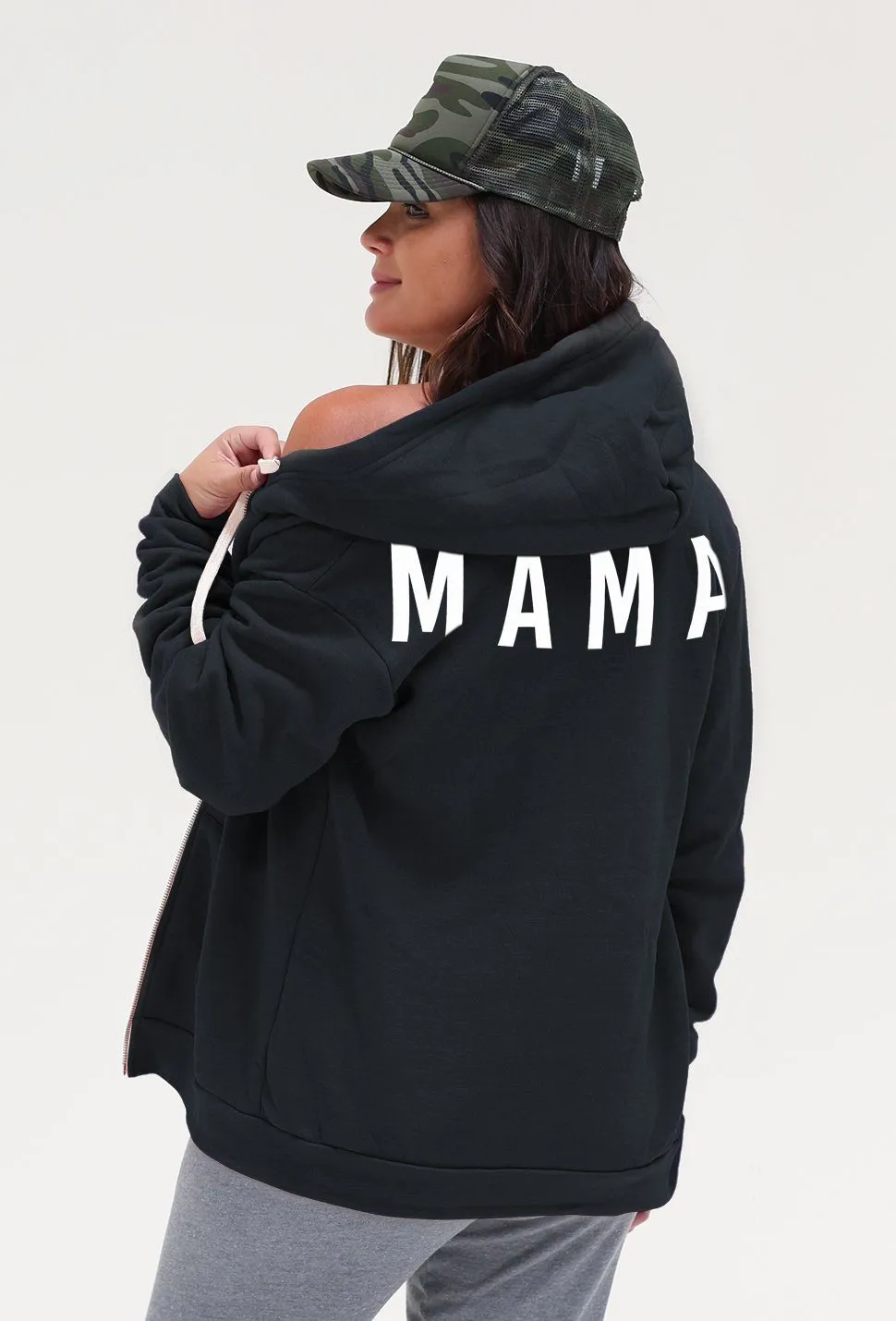 MAMA Zip Up Hoodie