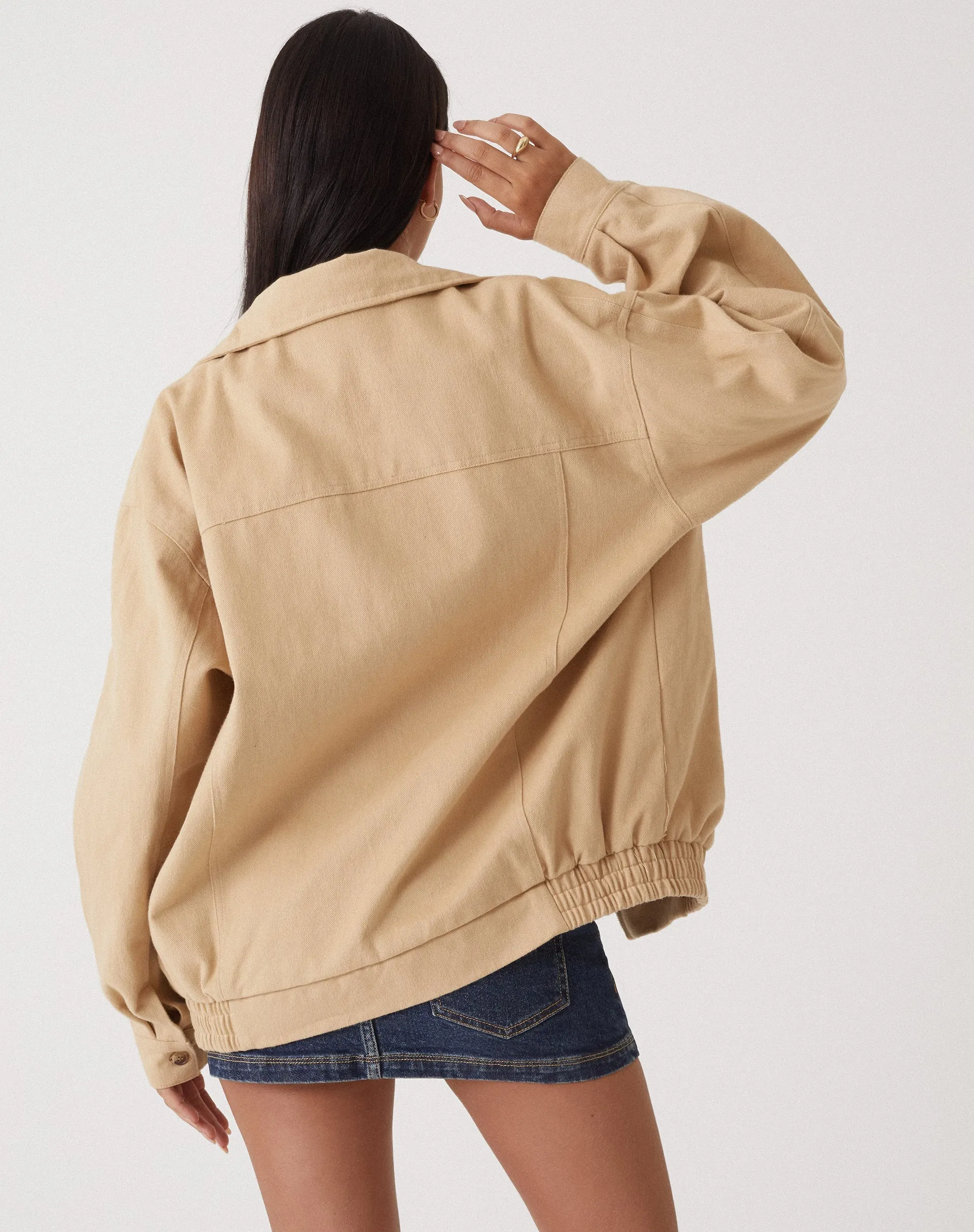 MOTEL X OLIVIA NEILL Cavita Jacket in Tan