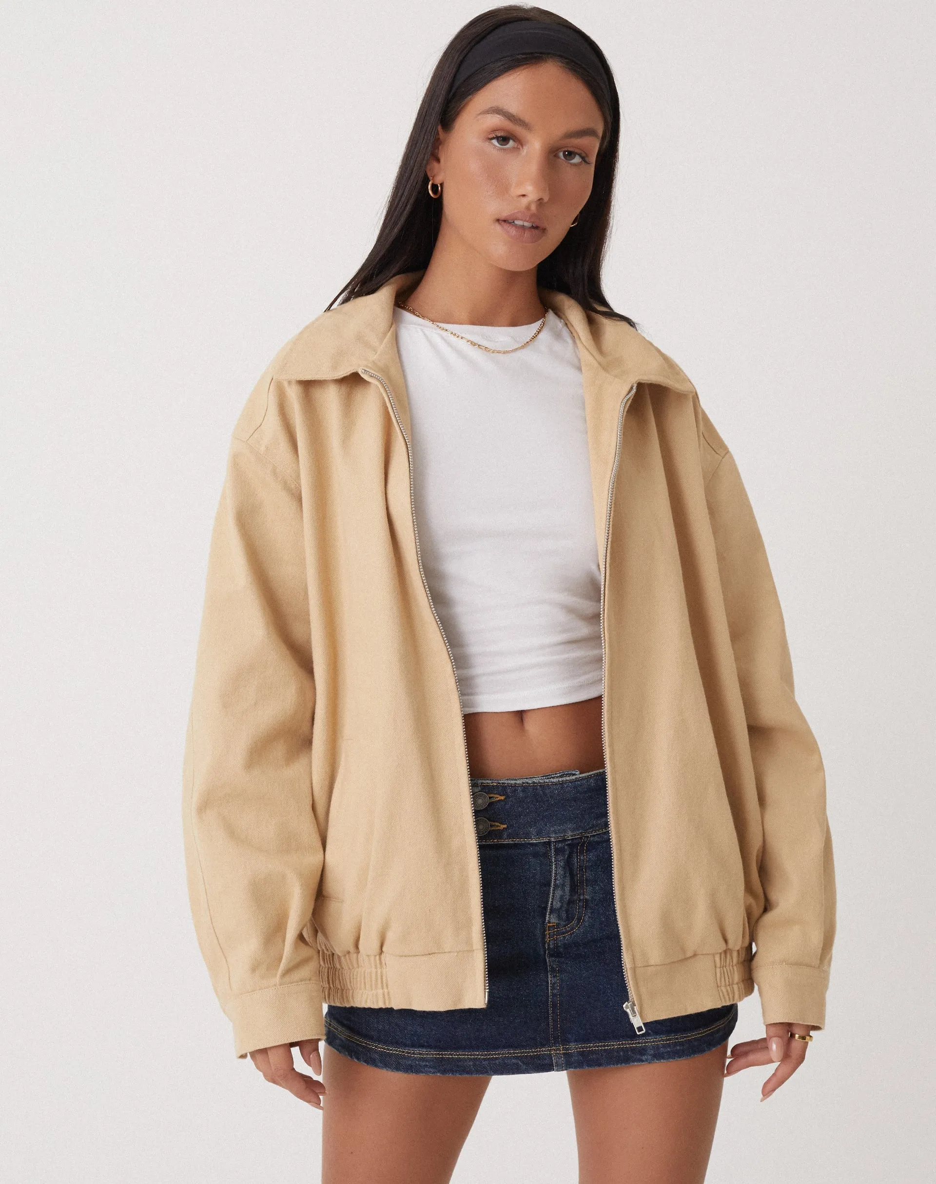 MOTEL X OLIVIA NEILL Cavita Jacket in Tan