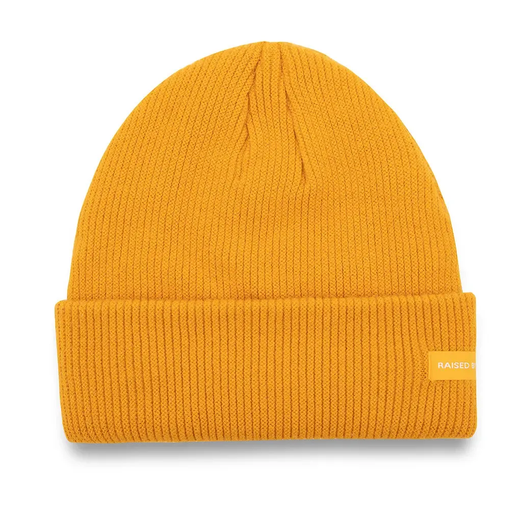 MUSTARD YELLLOW TRADITIONAL BEANIE