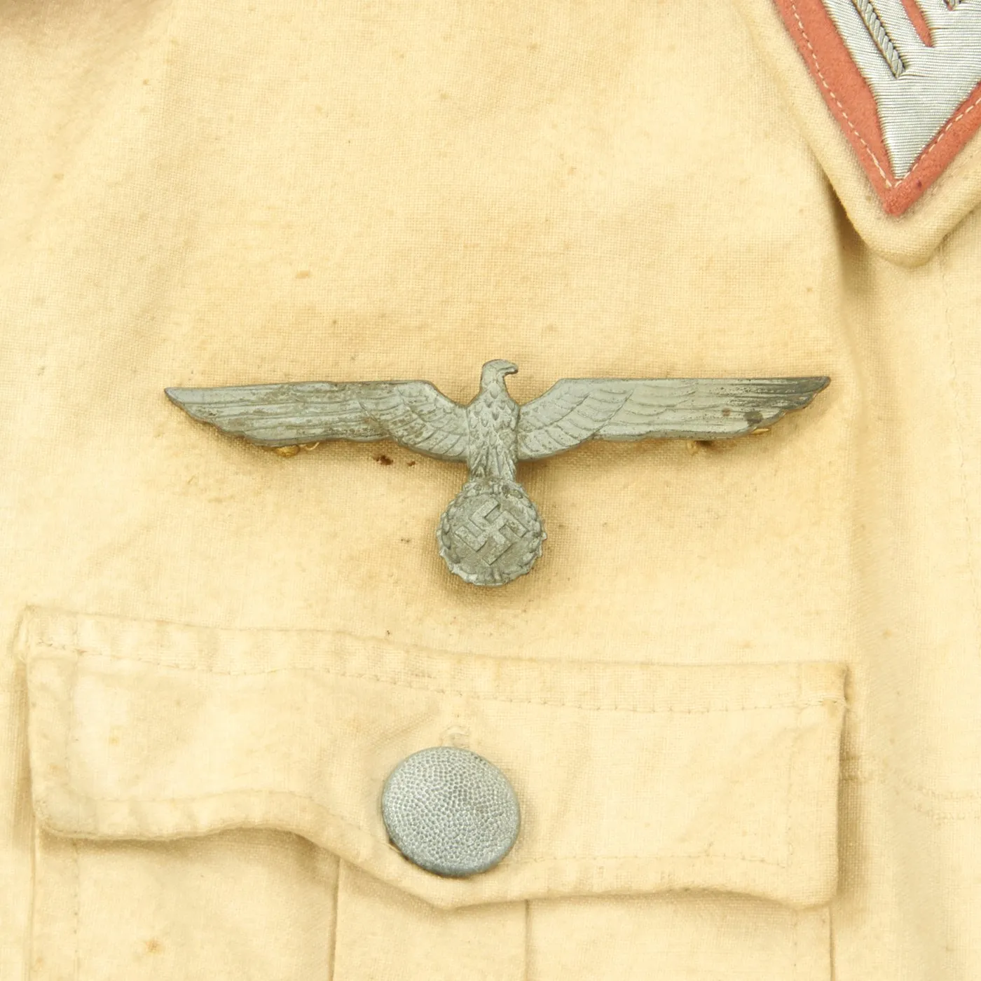 Original German WWII Panzer Summer Lieutenant Tunic