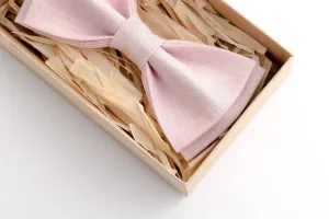 Pale Dusty Rose Bow Tie - Subtle Elegance for Every Occasion