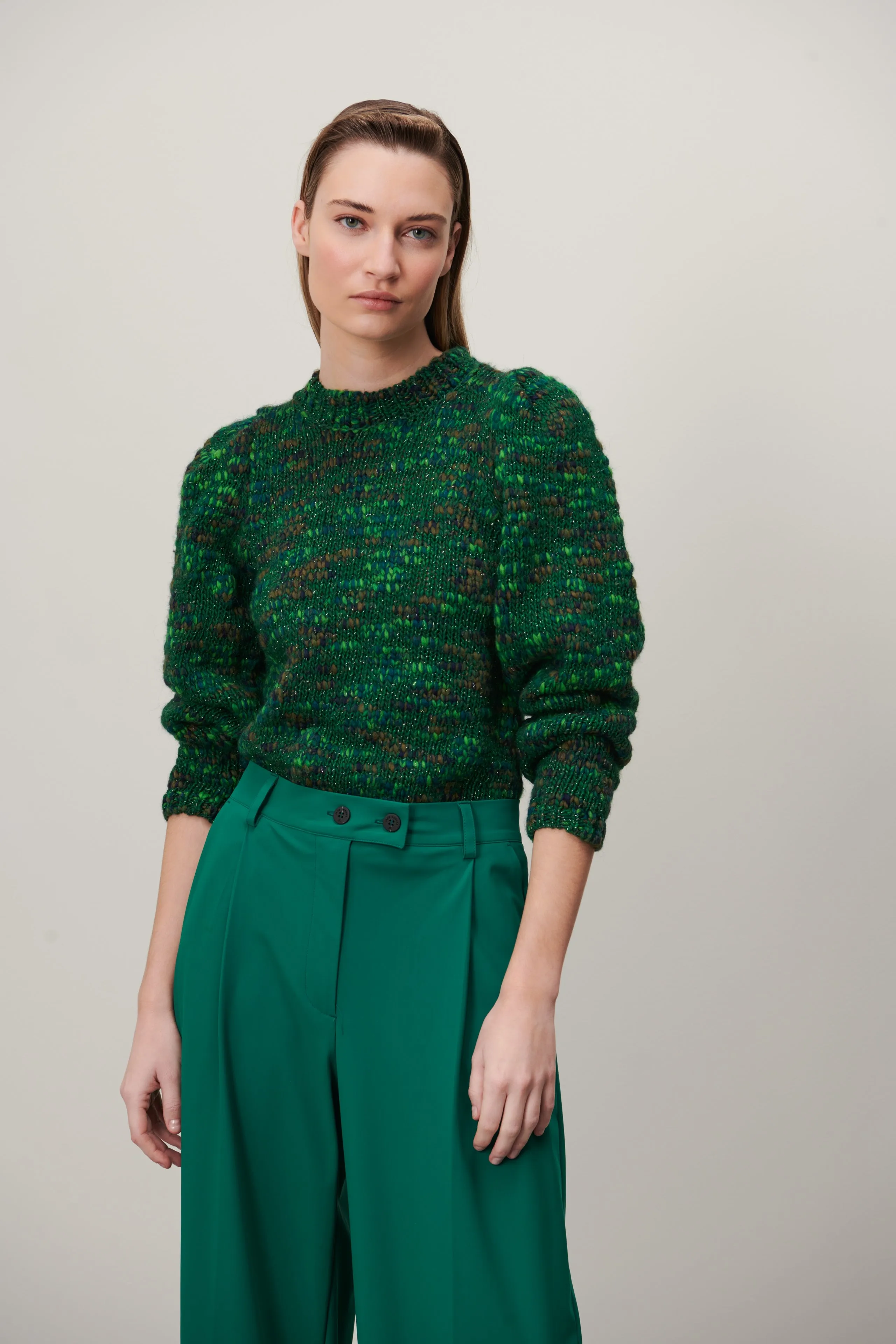 Pullover 30107766 | Green Melange