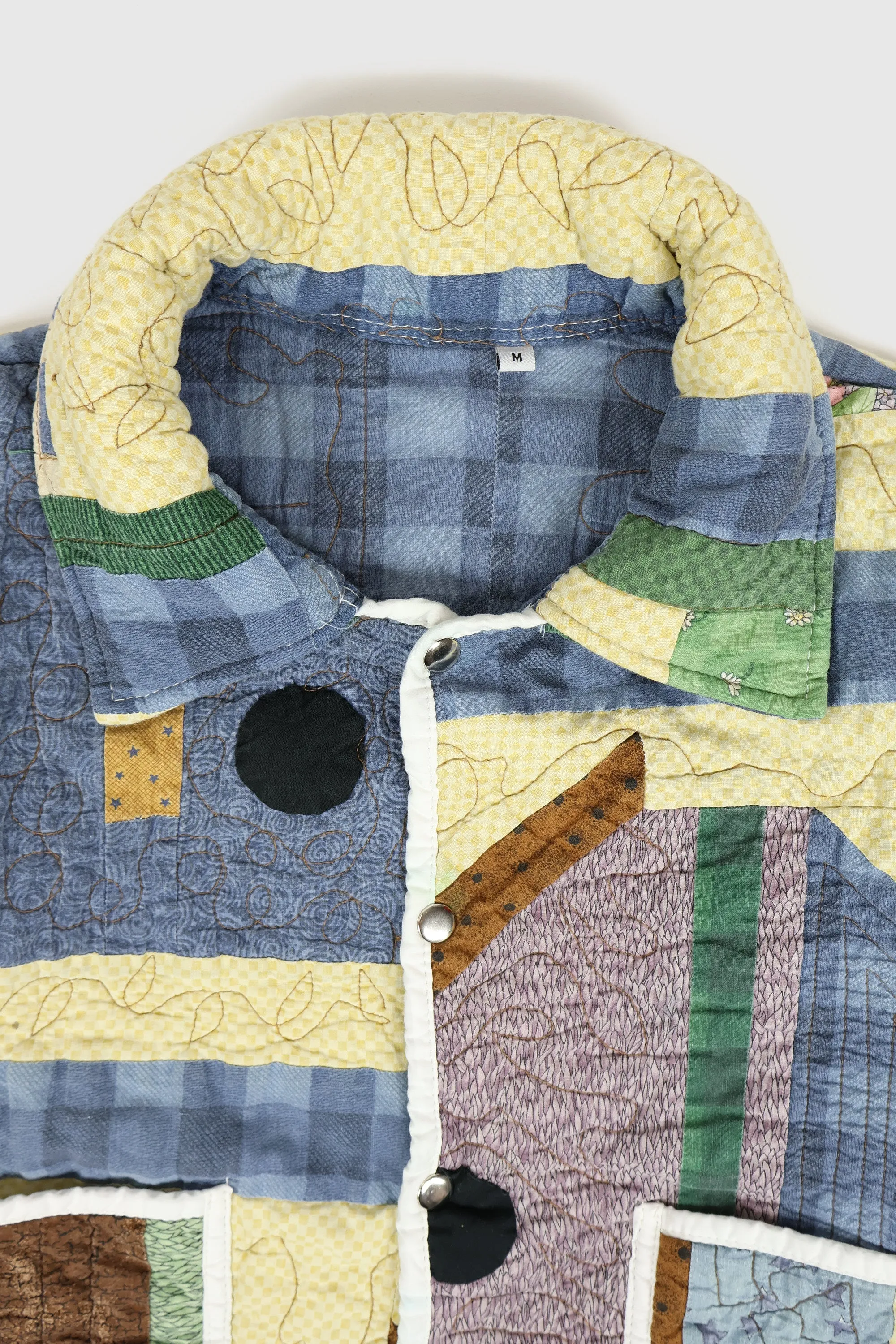 Reworked Snap Button Quilt Jacket