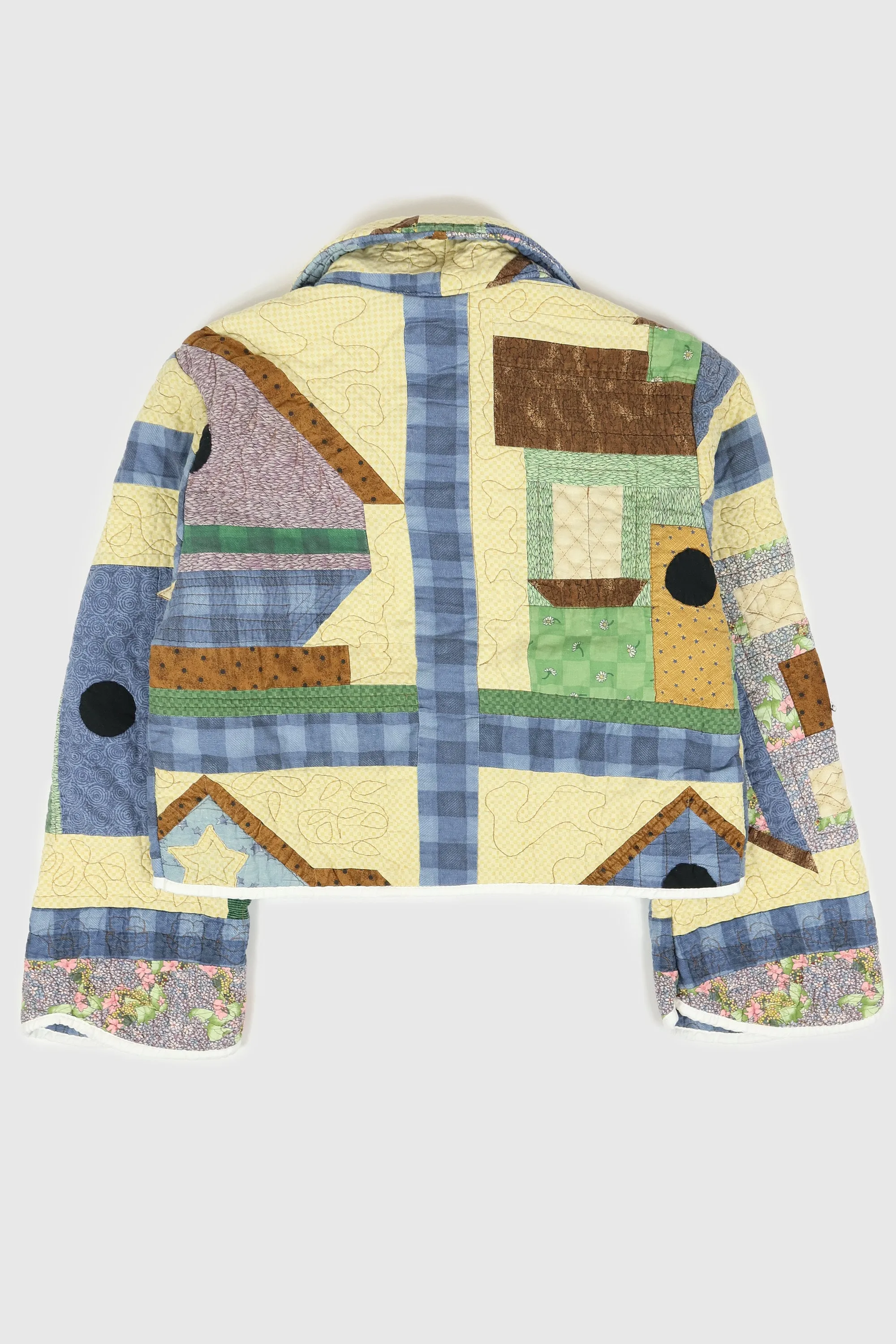 Reworked Snap Button Quilt Jacket