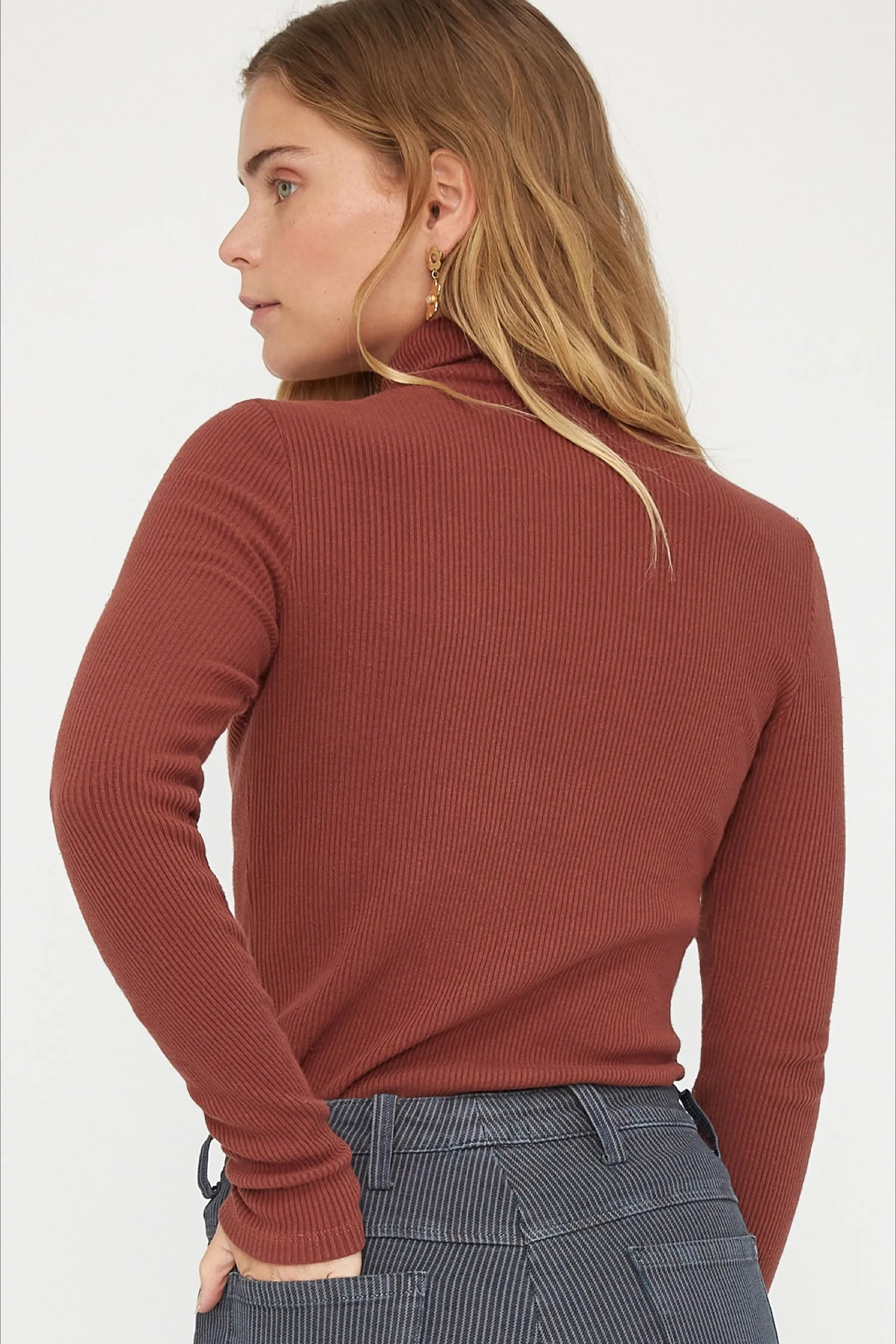 Sienna Sweater Rib Turtleneck