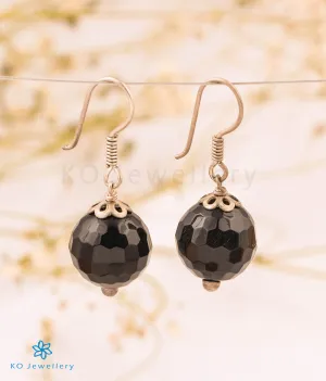 The Black Onyx Silver Gemstone Earring