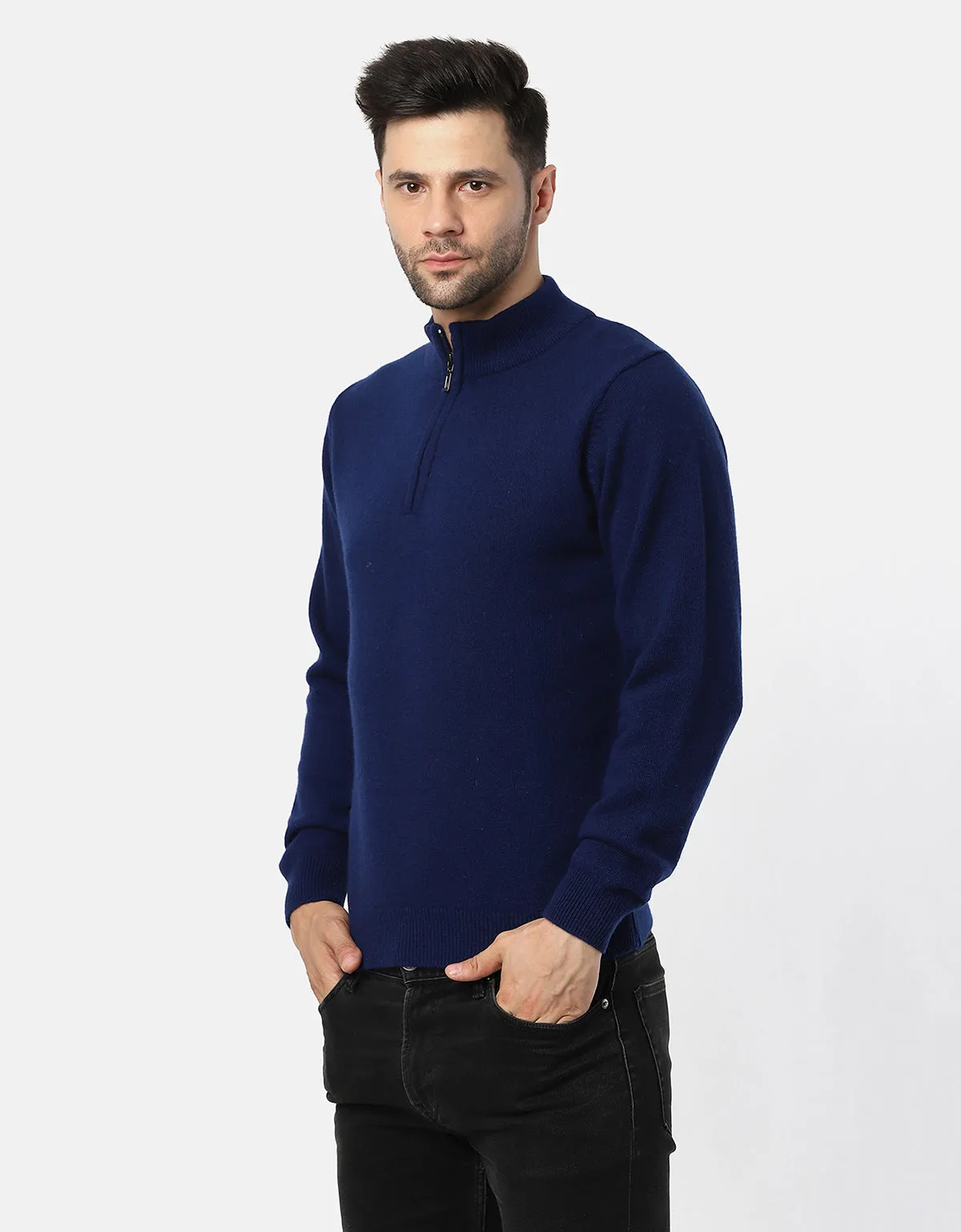 Woolen T-Neck Sweater For Men