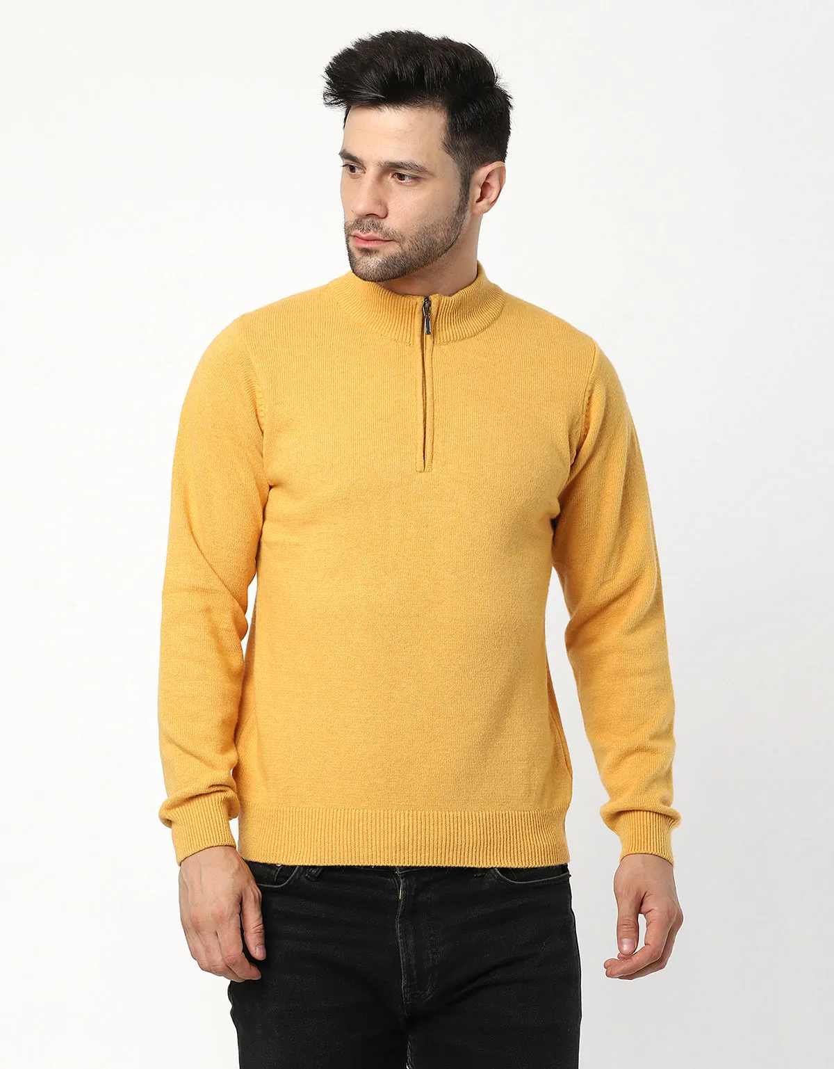 Woolen T-Neck Sweater For Men