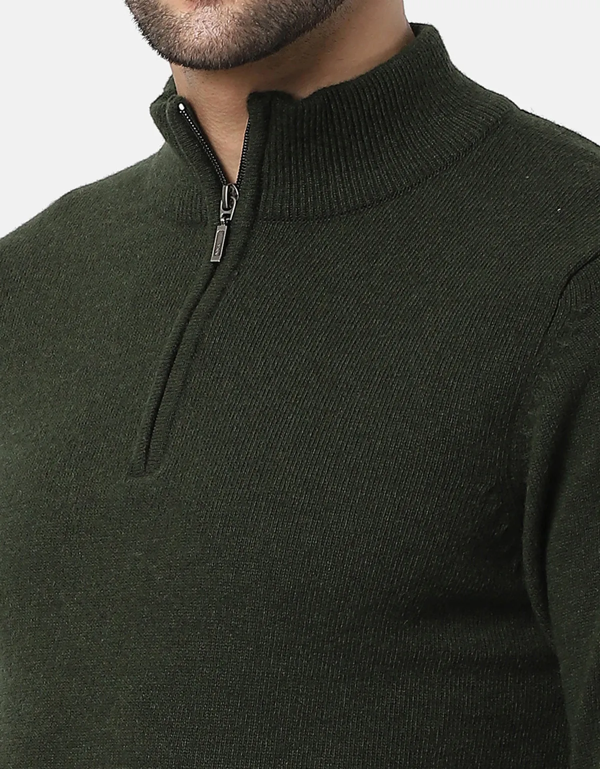 Woolen T-Neck Sweater For Men